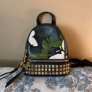 Michael Kors Rhea Butterfly Camo Mini Backpack